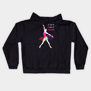 Live Love Dance Kids Hoodie